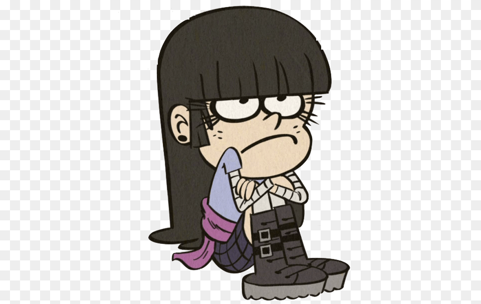 The Loud House Character Maggie Sitting, Book, Comics, Publication, Person Png
