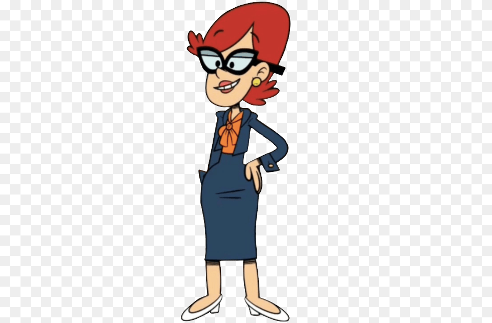 The Loud House Character Ms Carmichael, Cartoon, Person, Face, Head Free Png