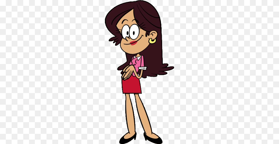The Loud House Character Ms Dimartino, Cartoon, Person, Face, Head Free Transparent Png