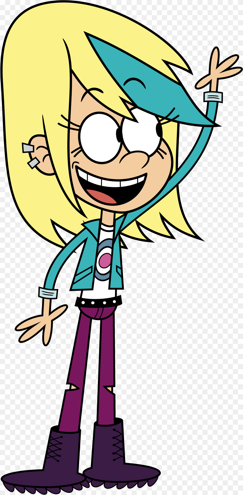 The Loud House Character Sam Sharp Waving Loud House Upcoming Episodes, Book, Publication, Comics, Adult Free Png Download