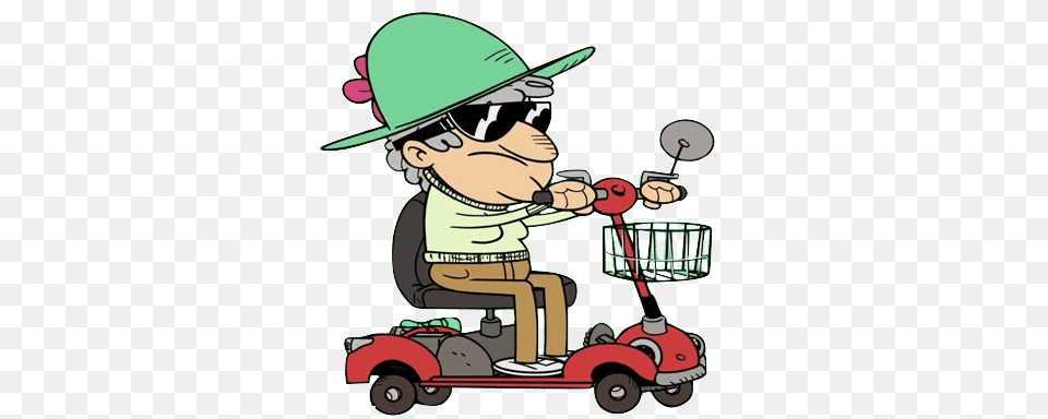 The Loud House Character Scoots On Her Scooter, Plant, Grass, Transportation, Tool Free Transparent Png