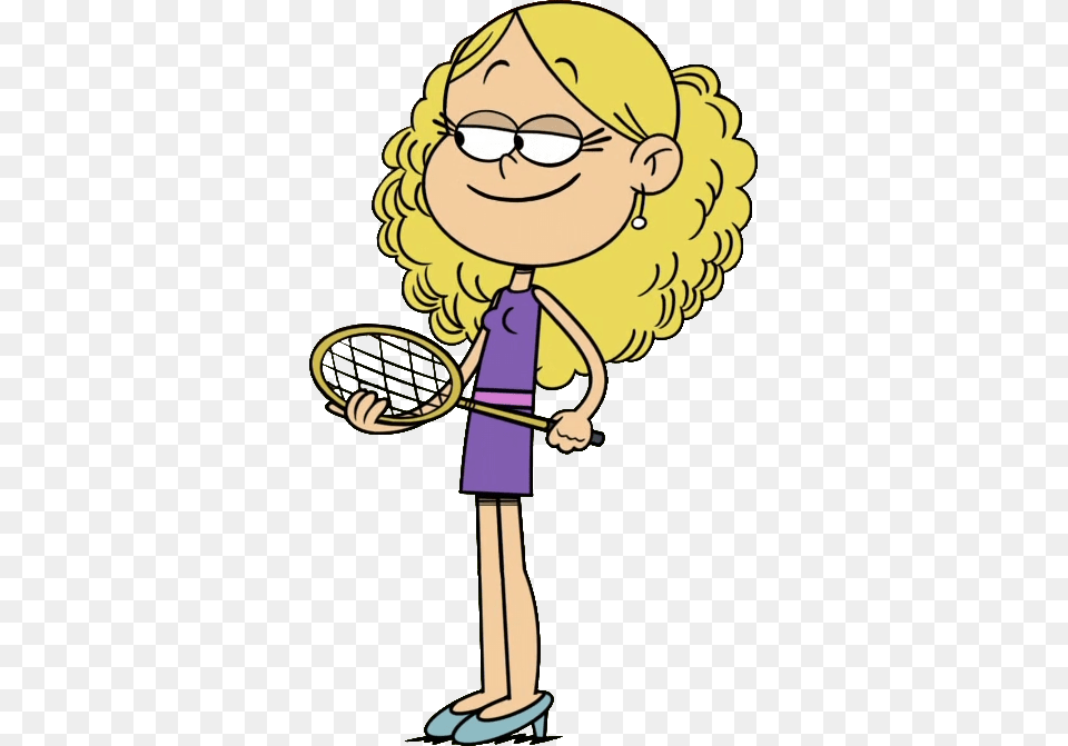 The Loud House Character Whitney With Tennis Racket, Baby, Person, Cartoon, Face Free Png
