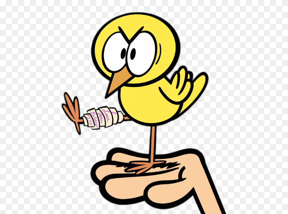 The Loud House Walt The Canary Bandage On Leg, Cartoon, Body Part, Hand, Person Free Png Download