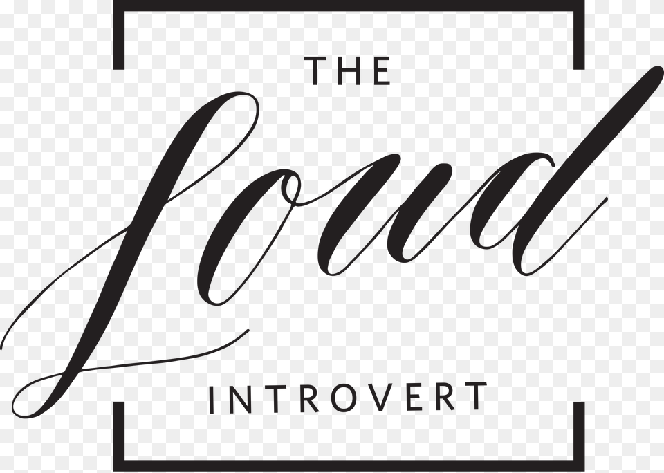 The Loud Introvert Calligraphy, Text, Handwriting Free Png