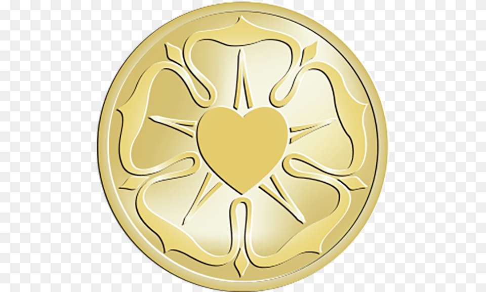 The Luther Seal Or Luther Rose Is A Widely Recognized Circle, Gold, Gold Medal, Trophy Free Png