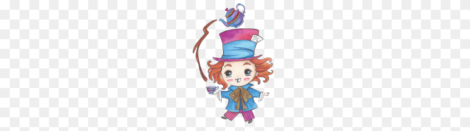 The Mad Hatter, Baby, Person, Clothing, Hat Free Png Download