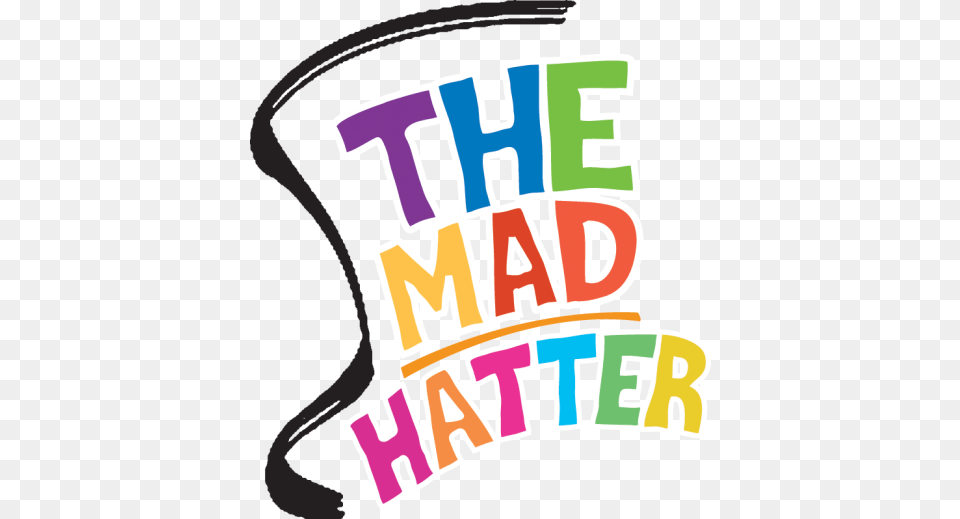 The Mad Hatter, Sticker, Logo, Text Png Image