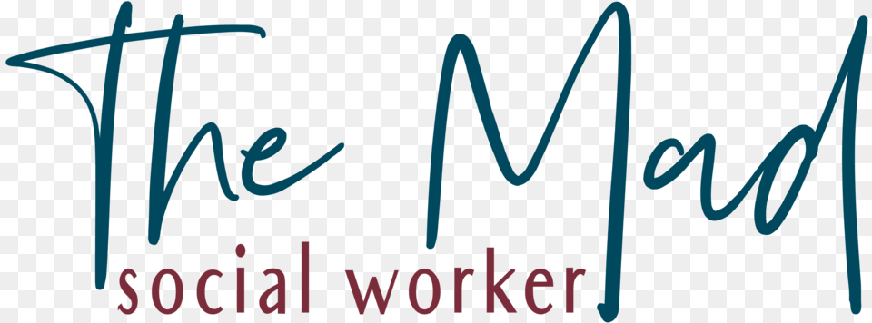 The Mad Social Worker V3 Logo 1 Calligraphy, Handwriting, Text Free Png