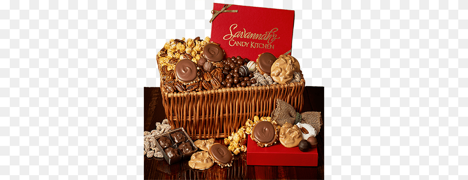 The Madison Gift Basket Savannah39s Candy Kitchen Ultimate Gift Basket, Chocolate, Dessert, Food Free Png Download