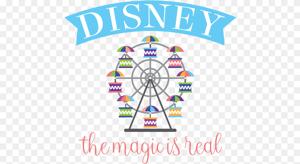 The Magic Is Real Graphic Design, Amusement Park, Ferris Wheel, Fun Free Png Download