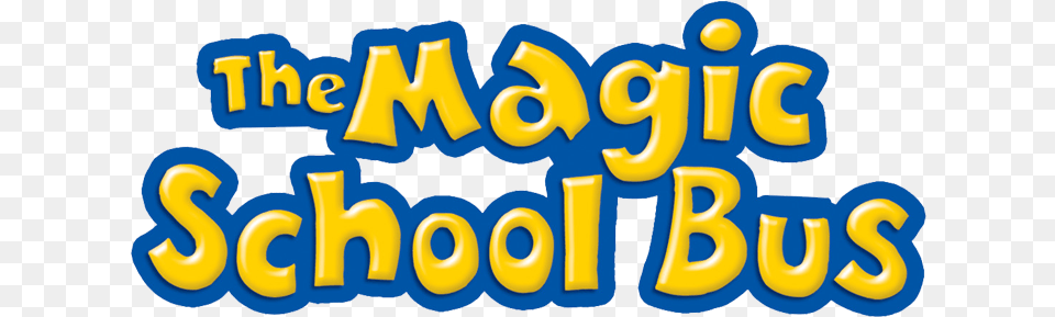 The Magic School Bus Logo Magic School Bus Title, Text Free Png Download