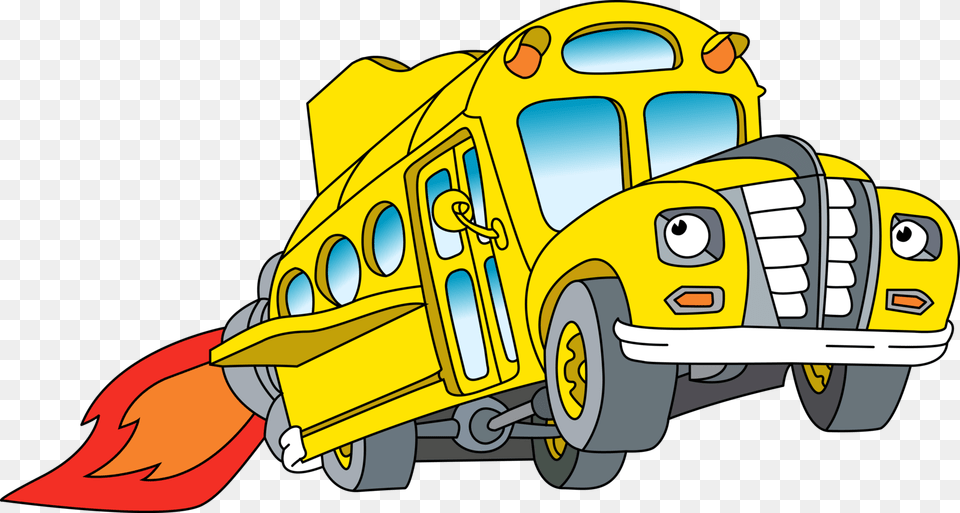 The Magic School Bus Magic School Bus Bus, Transportation, Vehicle, Bulldozer, Machine Free Png Download
