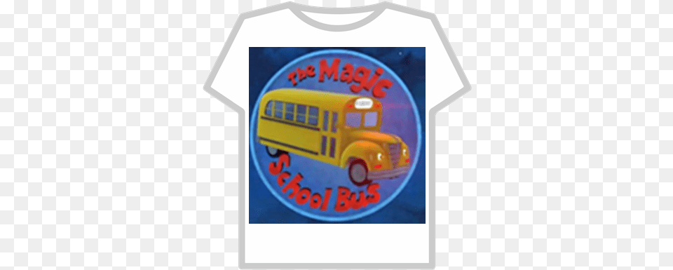 The Magic School Bus T Shirt Roblox Storyshift Chara T Shirt Roblox, Transportation, Vehicle, School Bus, Clothing Free Png Download