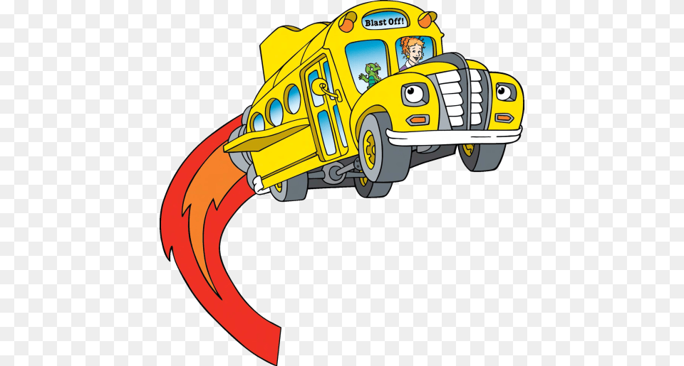The Magic Schoolbus, Bus, Transportation, Vehicle, School Bus Free Png Download