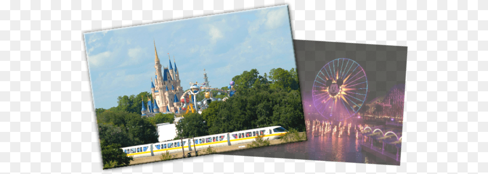 The Magical World Of Disney Tree, Railway, Train, Transportation, Vehicle Png Image
