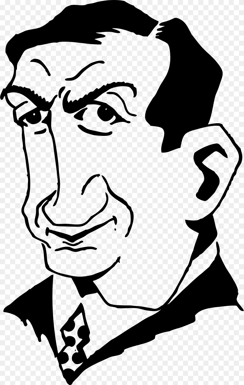 The Magician Nicola Clip Arts Troll Face Black And White, Gray Free Png Download