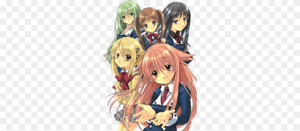 The Main Female Characters From True Tears True Tears Visual Novel, Book, Comics, Manga, Publication Png