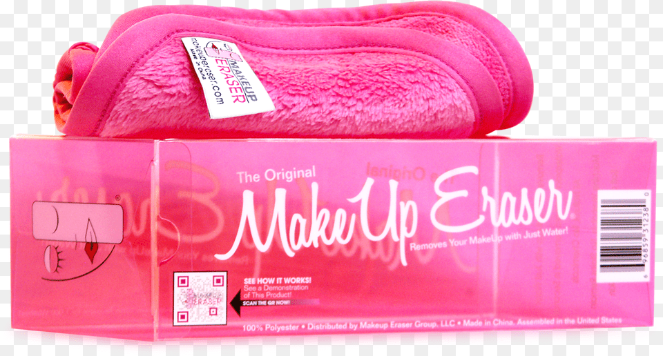 The Makeup Eraser Original Pink Makeup Eraser The Original Makeup Eraser Pink, Pencil Box, Qr Code Free Png