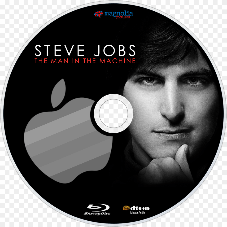 The Man In The Machine Bluray Disc Steve Jobs Dvd, Disk, Face, Head, Person Png Image