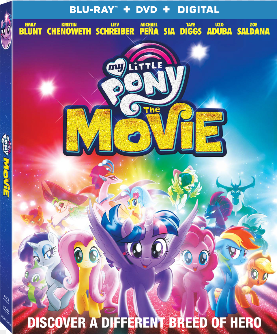 The Mane 6 Are Joined By Fun New Friends Voiced By My Little Pony The Movie Blu Ray Free Transparent Png