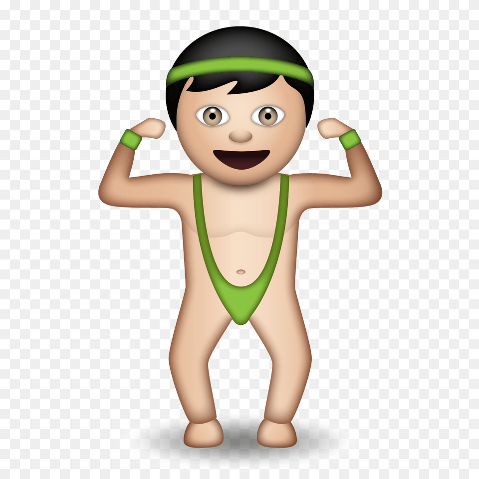 The Mankini Emoji The Stag Hen Emoji Collection, Elf, Baby, Face, Head Png