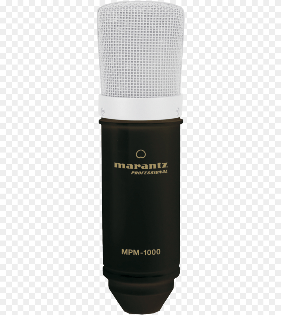 The Marantz Pro Mpm 1000 Is A Large Condenser Microphone Marantz Pmd, Electrical Device, Electronics, Camera Lens, Bottle Free Png Download