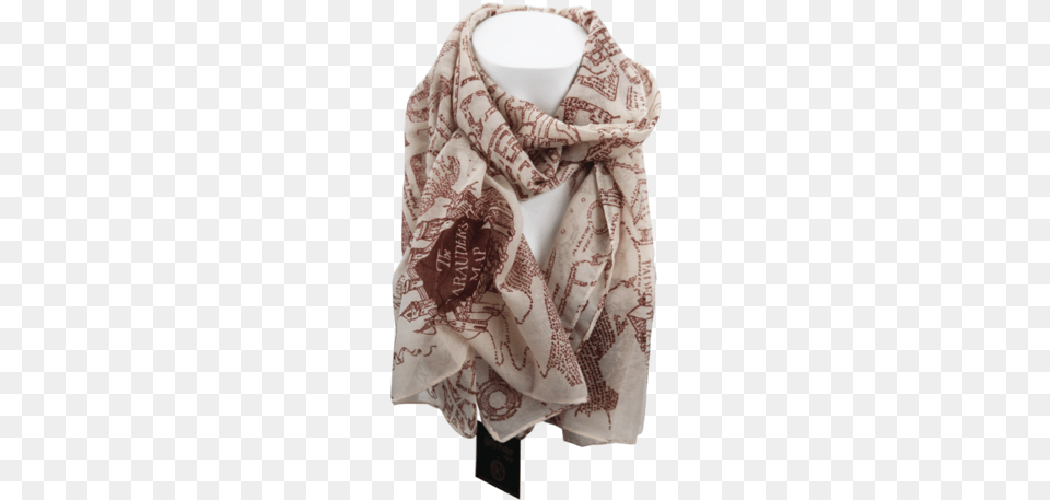 The Marauder39s Map Scarf Marauders Map Scarf, Clothing, Stole, Blouse Free Png
