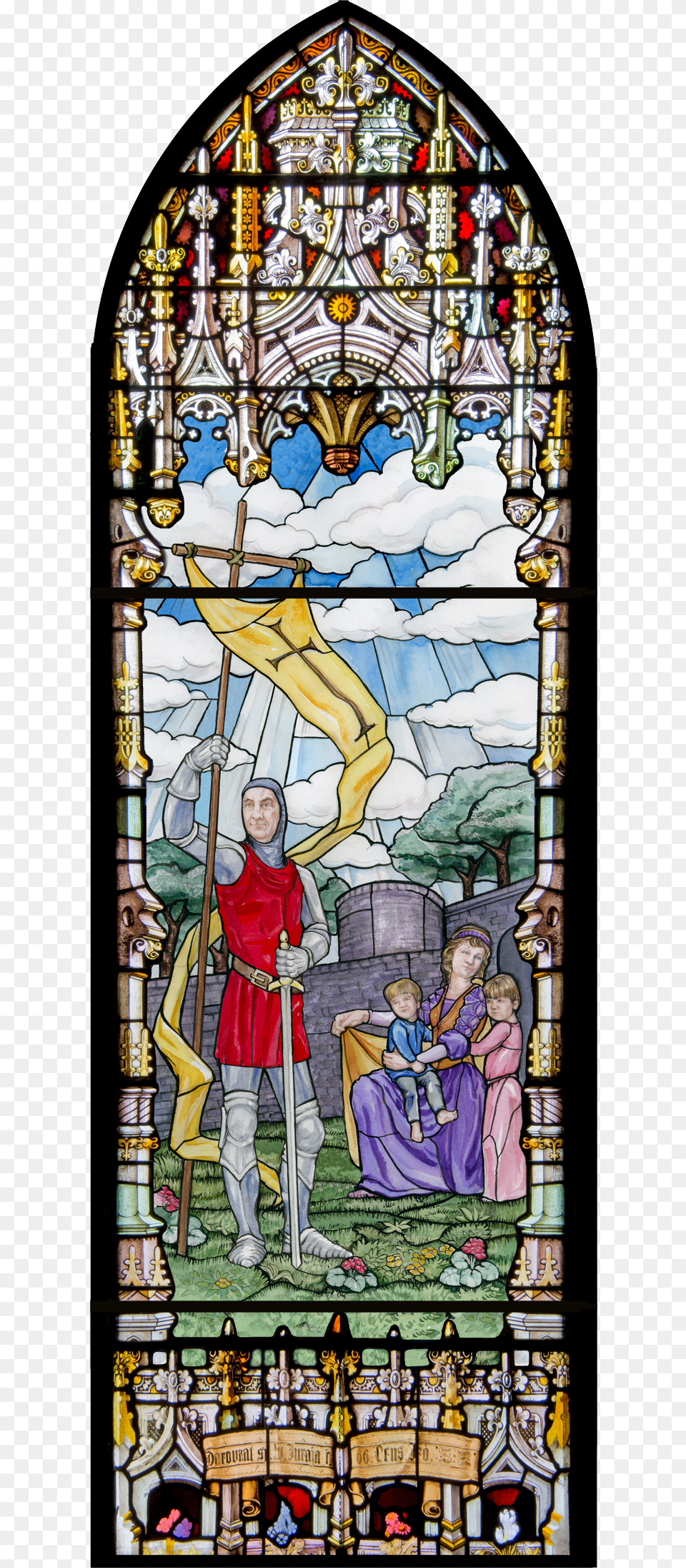 The Martyrs Of Otranto Nativity Of Jesus, Art, Adult, Stained Glass, Person Free Png Download