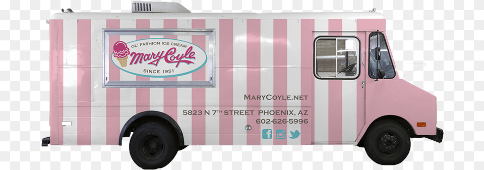 The Mary Coyle Ice Cream Truck Desert Food Truck Names, Transportation, Vehicle Free Png