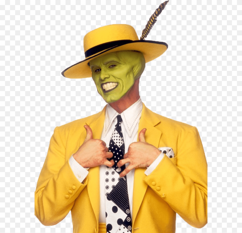 The Mask Mask Film Jim Carrey, Accessories, Suit, Tie, Formal Wear Png Image