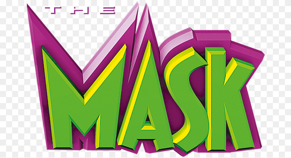 The Mask Netflix Mask Logo, Art, Graphics, Purple Free Png