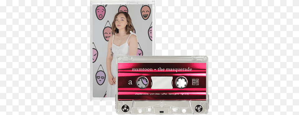 The Masquerade Cassette Boombox, Adult, Female, Person, Woman Free Png Download