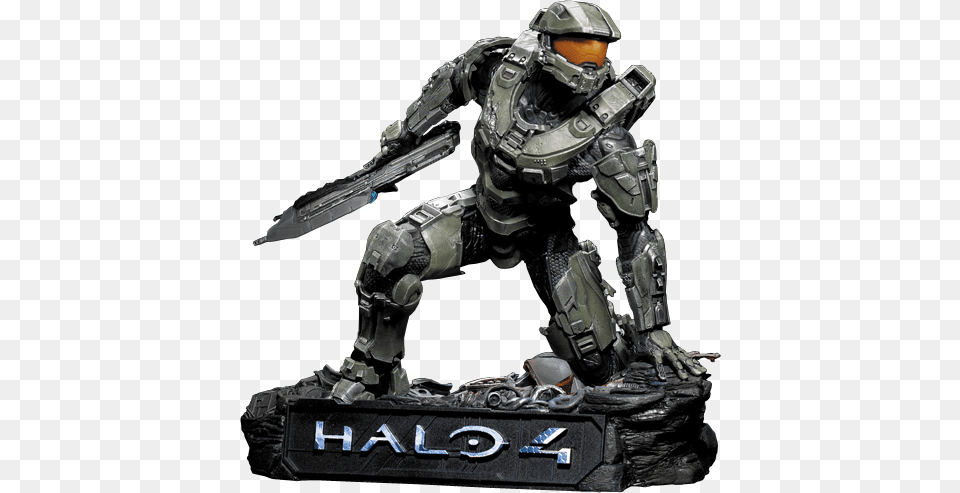 The Master Chief Statue Halo 4 Limited Edition 12quot Resin Statue Master Chief, Adult, Male, Man, Person Free Png