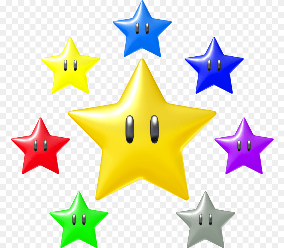 The Master Star And 7 Destiny Stars Star Hd, Star Symbol, Symbol Png Image