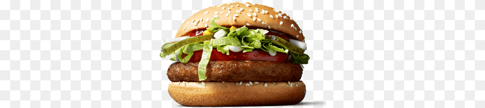 The Mcvegan In A Promotional From The Mcdonaldquots Mcdonalds Vegan Burger Nz, Food Png Image
