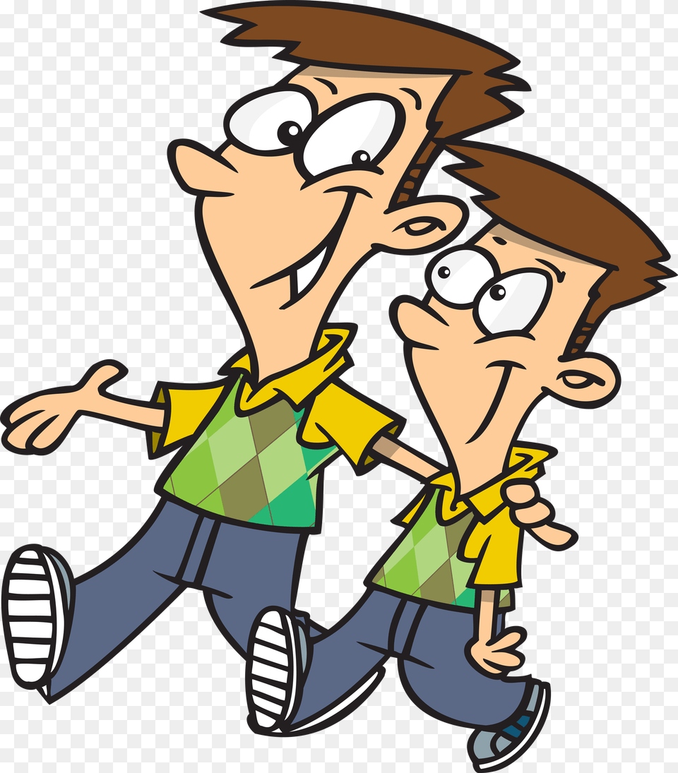 The Meaning Of Dream Big Brother And Little Brother Cartoon, Book, Comics, Publication, Art Free Png