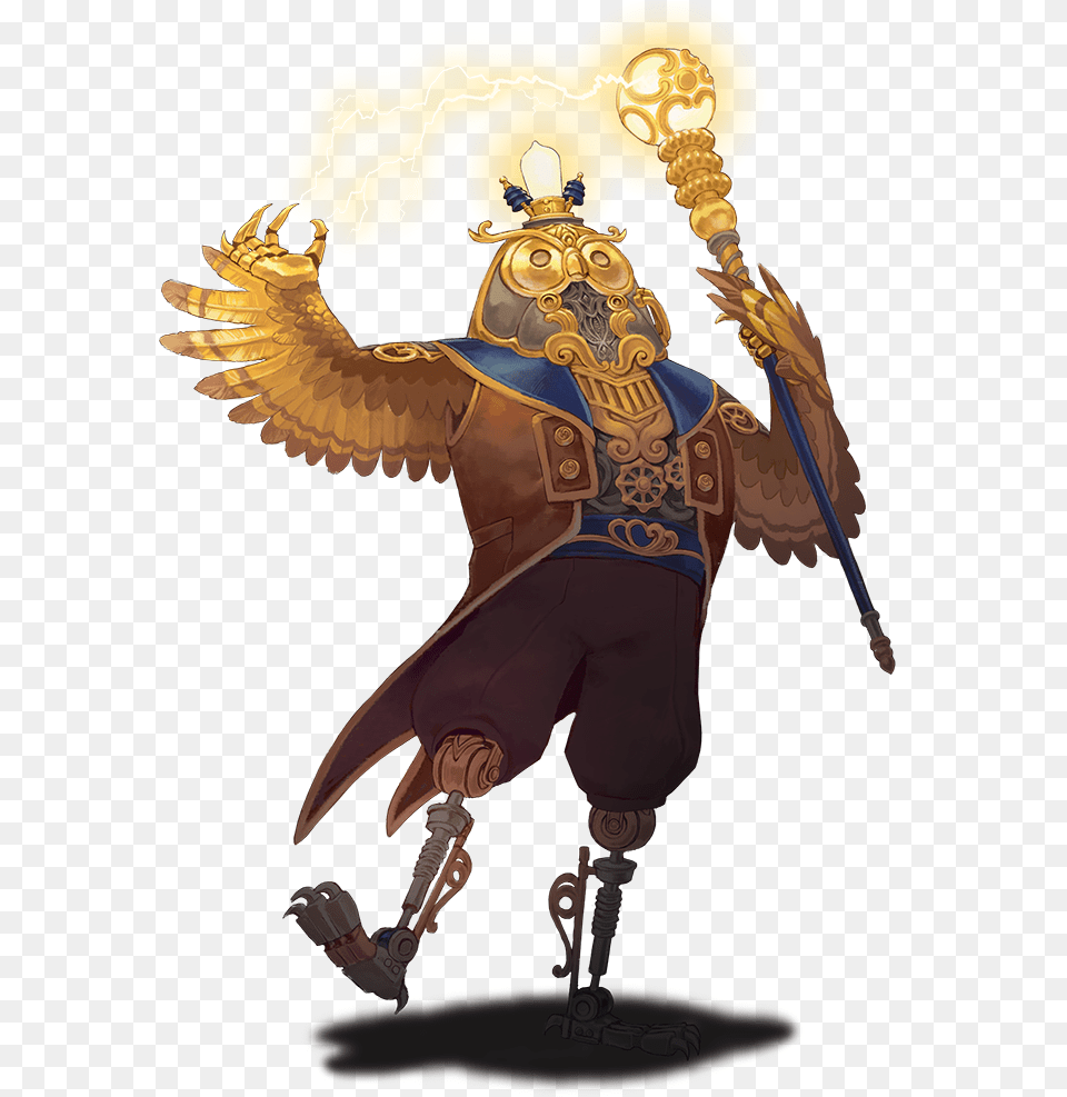 The Mechanical Owl Nine Parchments Gilded Owl, Person Free Transparent Png