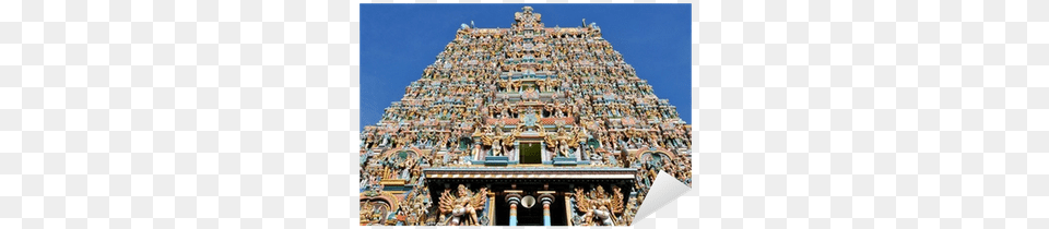 The Meenakshi Temple Madurai Sticker Pixers We Meenakshi Amman Temple, Architecture, Building, Person Free Transparent Png