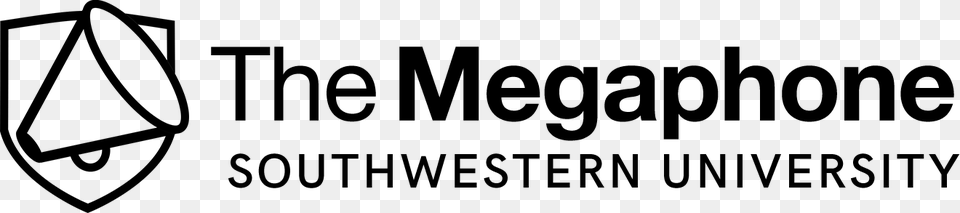The Megaphone Black And White, Text Free Transparent Png