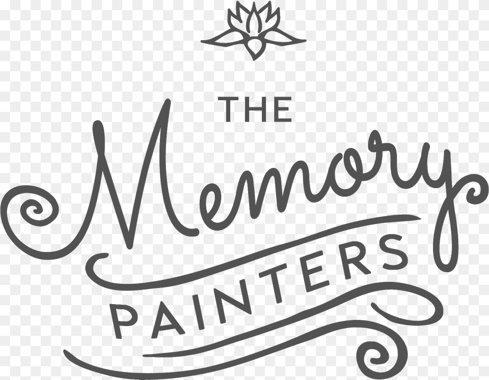 The Memory Painters Calligraphy, Text, Handwriting Free Png Download