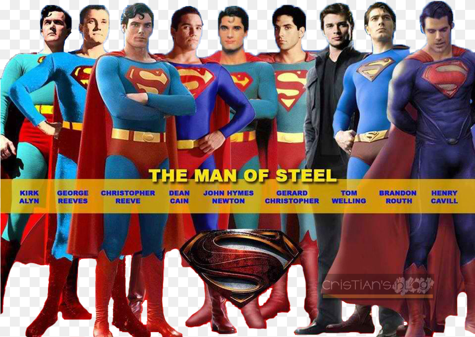 The Men Of Steel All Superman, Adult, Person, Woman, Female Png