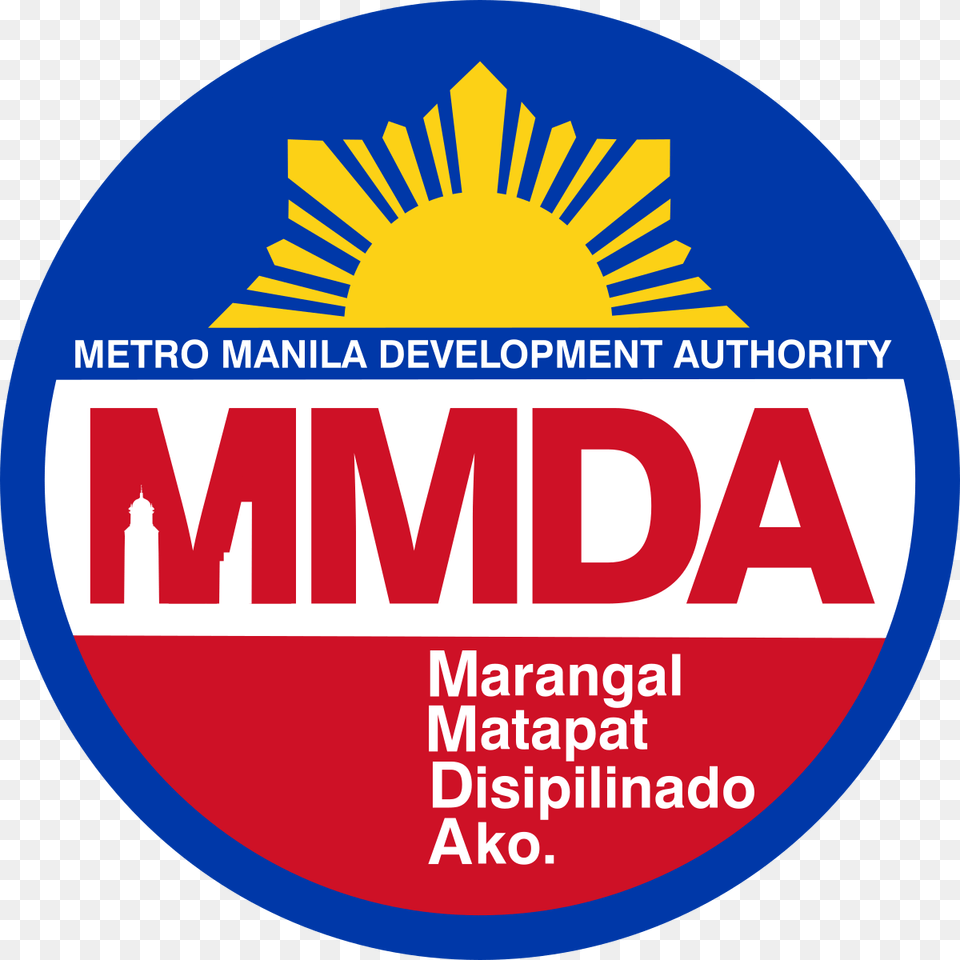 The Metropolitan Manila Development Authority Will Metropolitan Manila Development Authority, Logo, Disk, Symbol, First Aid Png