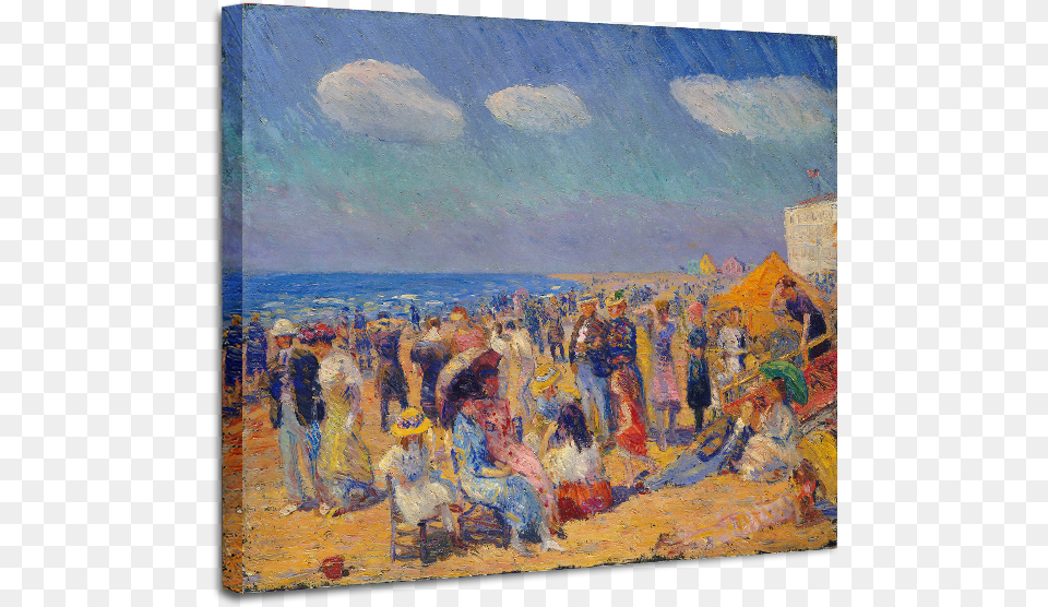 The Metropolitan Museum Of Art Crowd At The Seashore, Painting, Person, Adult, Bride Free Png