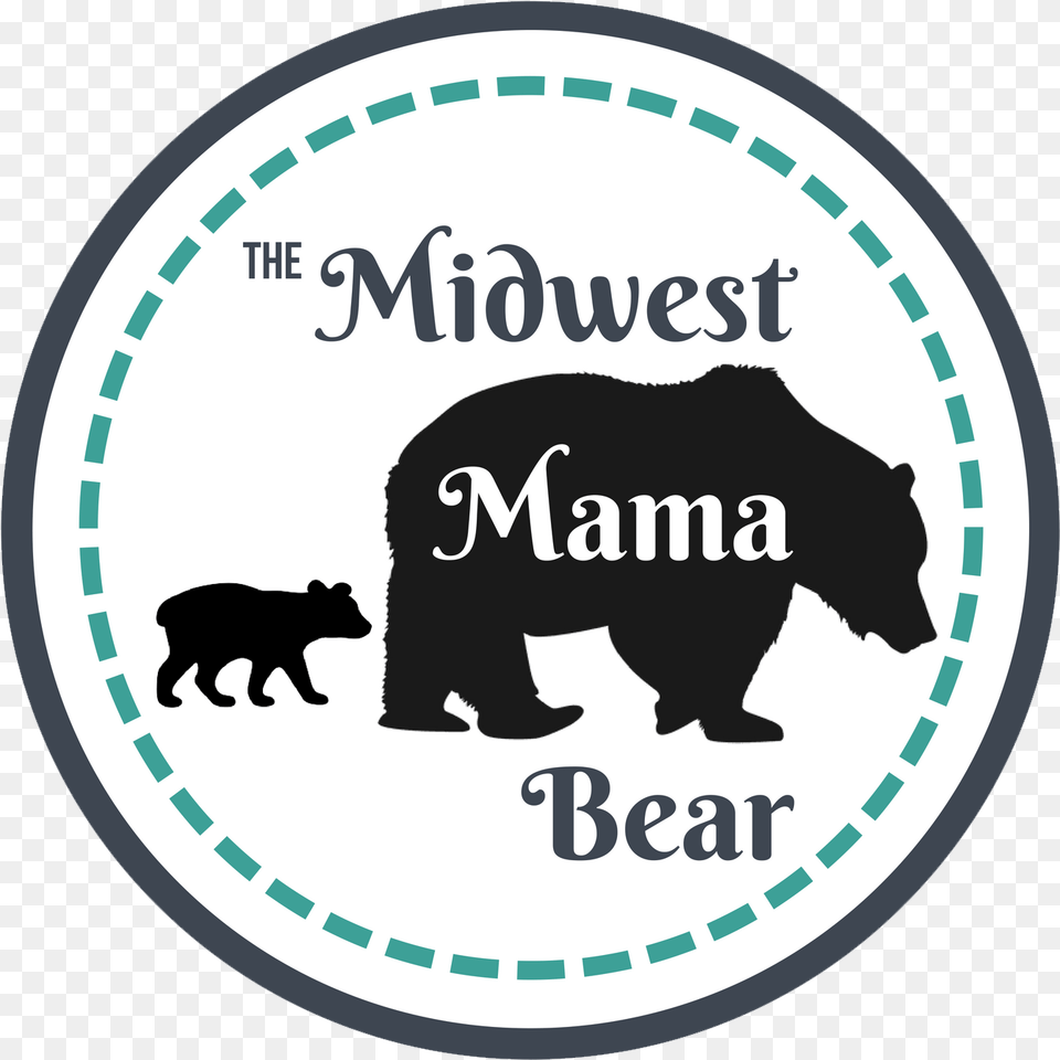 The Midwest Mama Bear Adult Coloring Books Mindfulness Mandalas A Mandala, Animal, Mammal, Wildlife, Logo Free Png Download