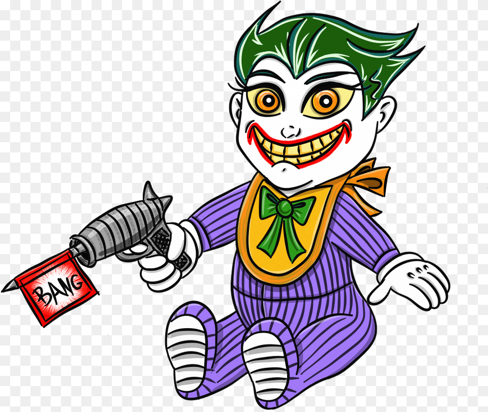The Mighty Rohrer Sketch Joker As A Baby, Book, Comics, Publication, Person Free Png