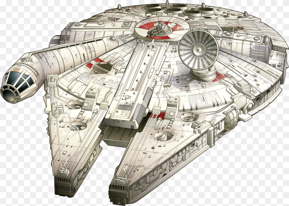 The Millennium Falcon Star Wars Ship, Aircraft, Spaceship, Transportation, Vehicle Free Transparent Png