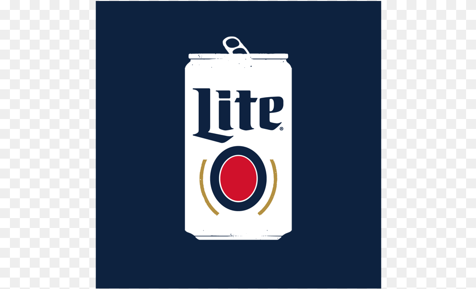 The Mini Square Miller Lite Graphic, Alcohol, Beer, Beverage, Tin Free Png Download