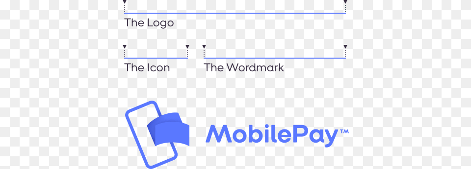 The Minimum Size For The Logo Is 98px And 28px For Mobilepay Logo, Text Free Transparent Png