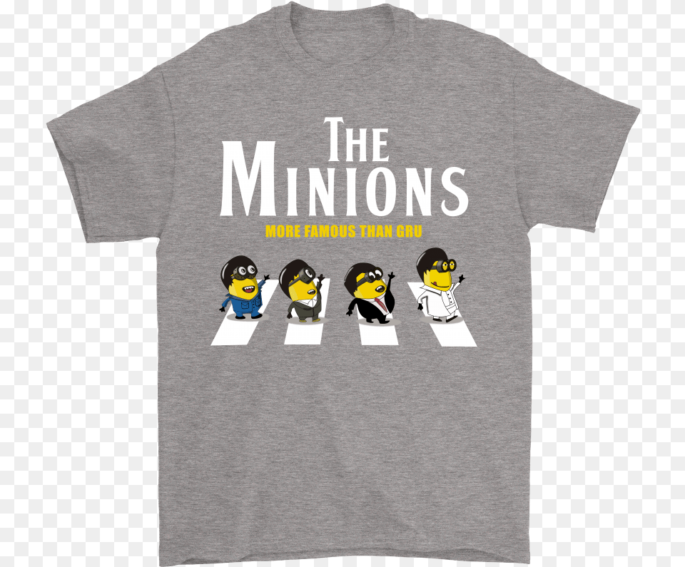 The Minions More Famous Than Gru Despicable Me Shirts Beatles, Clothing, T-shirt, Shirt, Animal Png Image