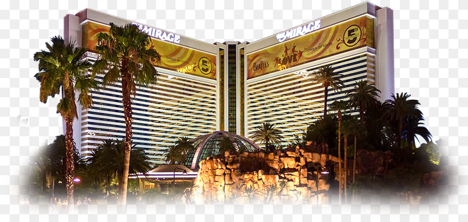 The Mirage Hotel And Casino, Architecture, Building, City, Resort Free Transparent Png
